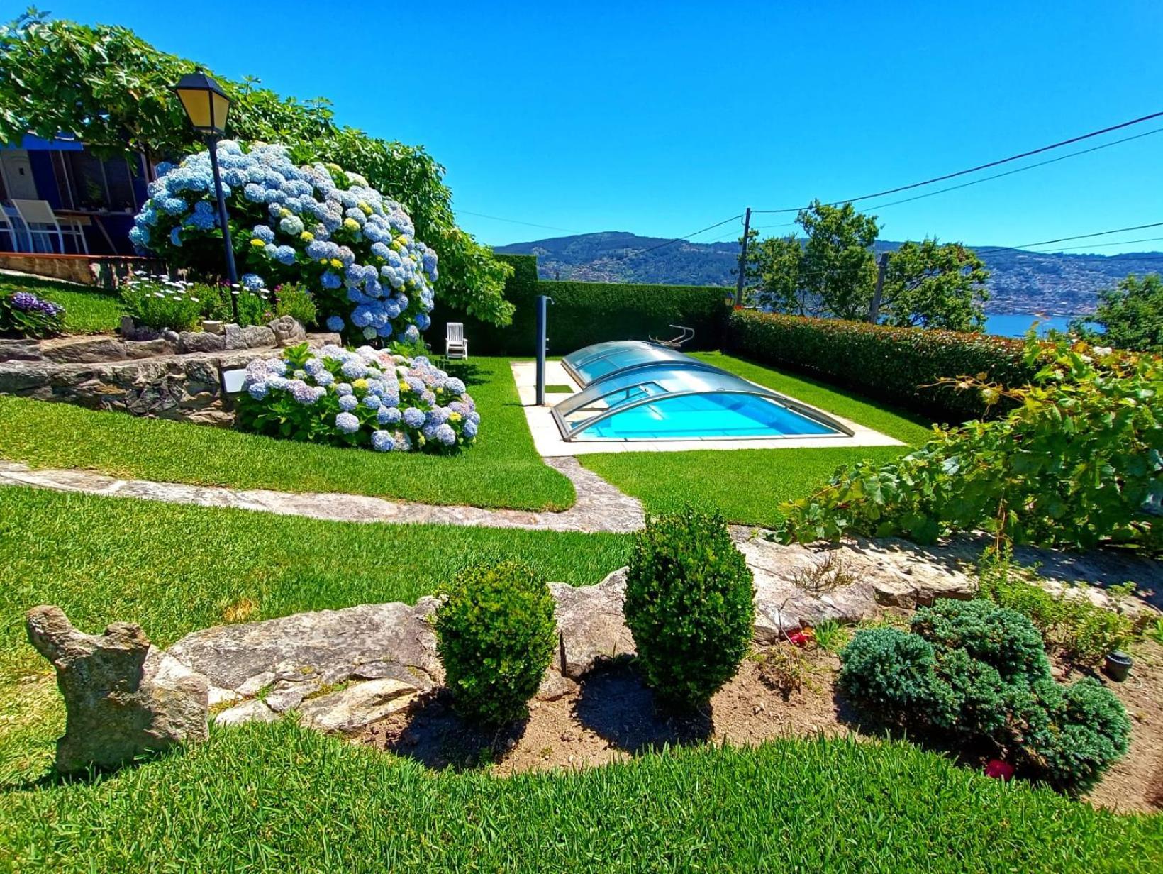 Remanso Azul Villa Moaña Eksteriør bilde