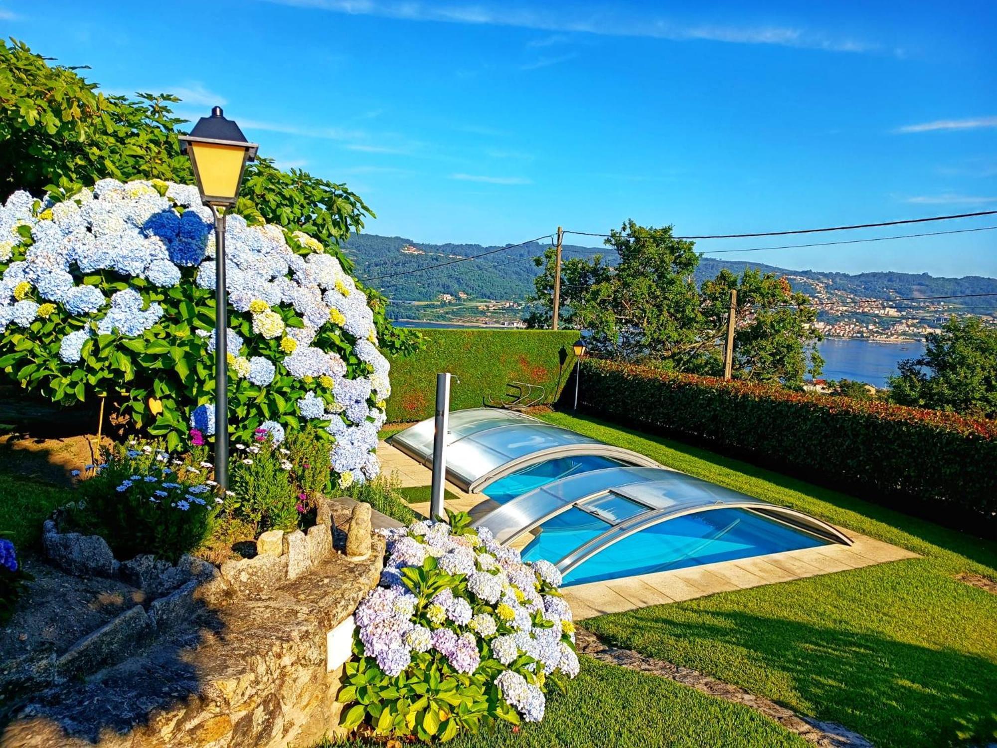 Remanso Azul Villa Moaña Eksteriør bilde