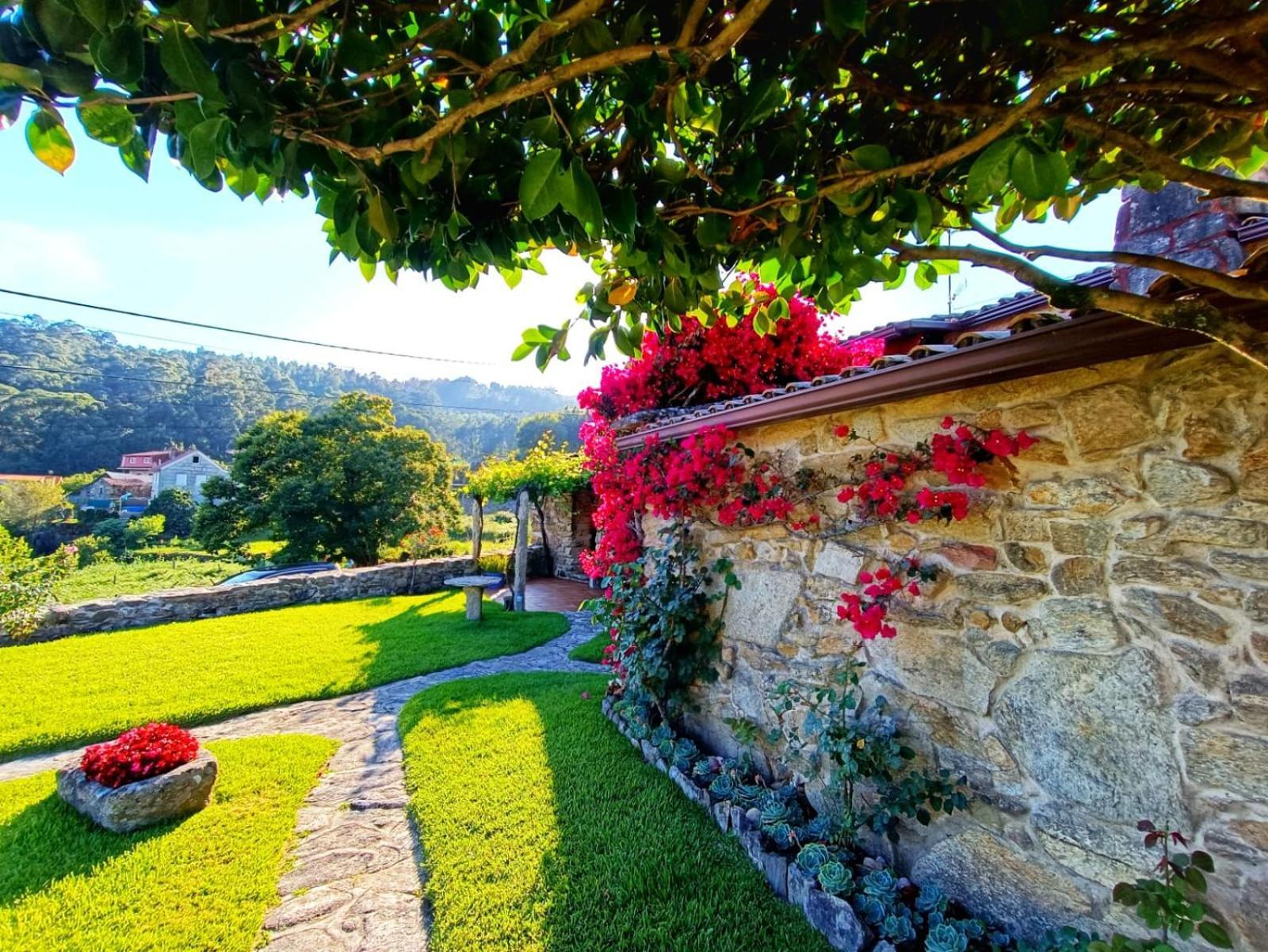 Remanso Azul Villa Moaña Eksteriør bilde