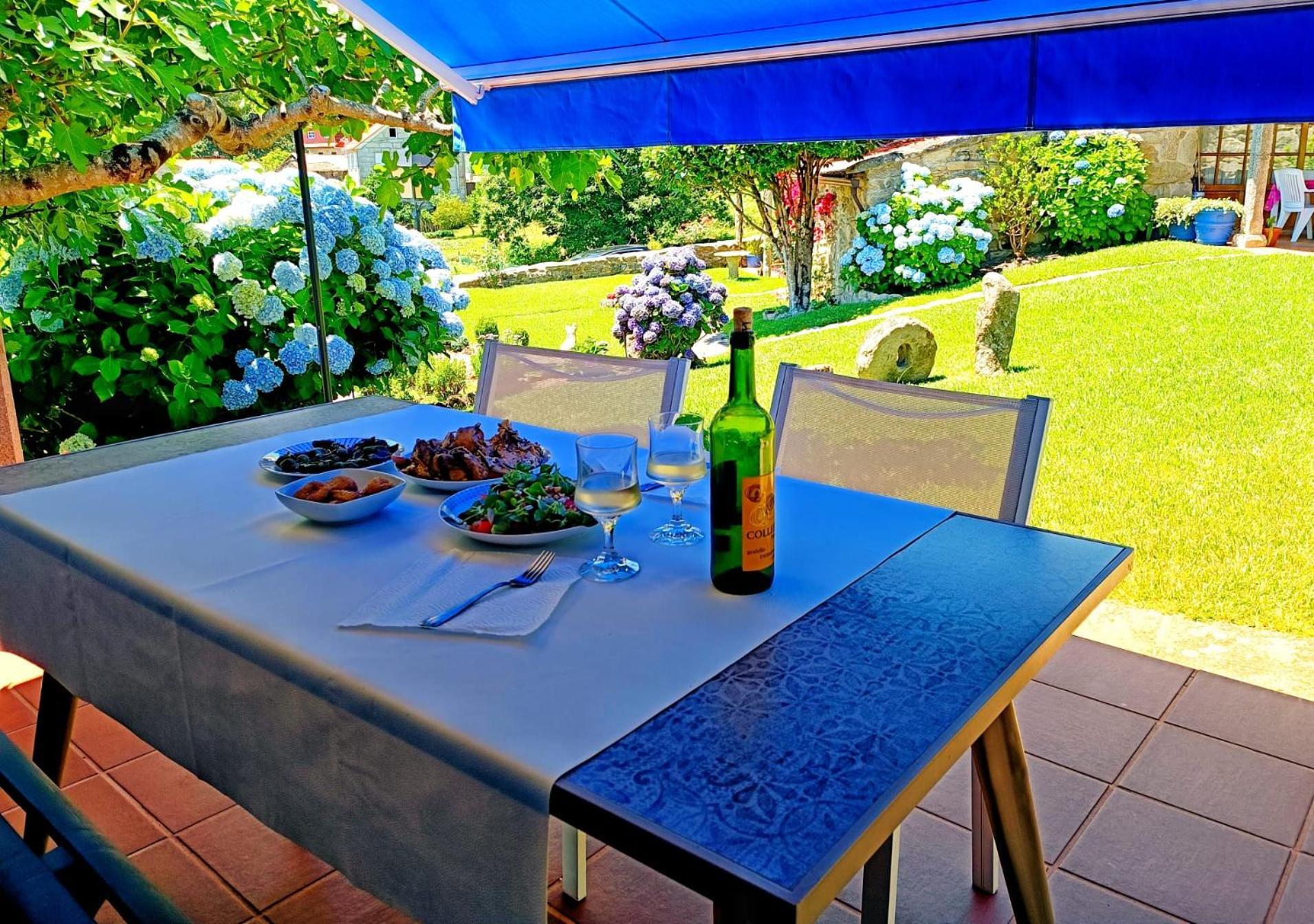 Remanso Azul Villa Moaña Eksteriør bilde